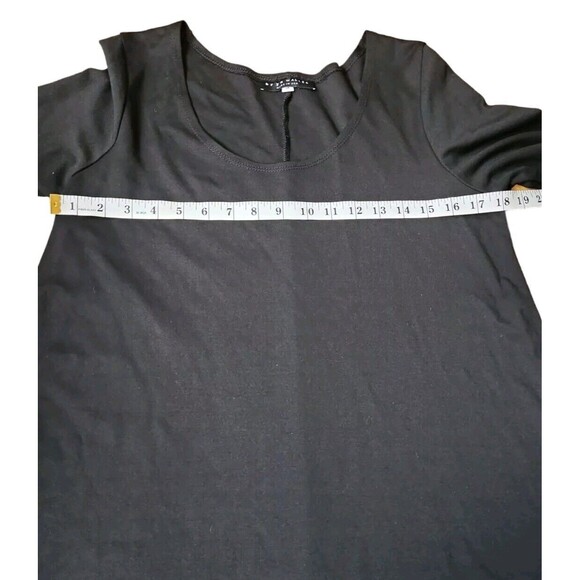 Bryn Walker Minimalist Tunic Top Womens Small Black Lagenlook Hi-low Comfortable - Picture 8 of 10